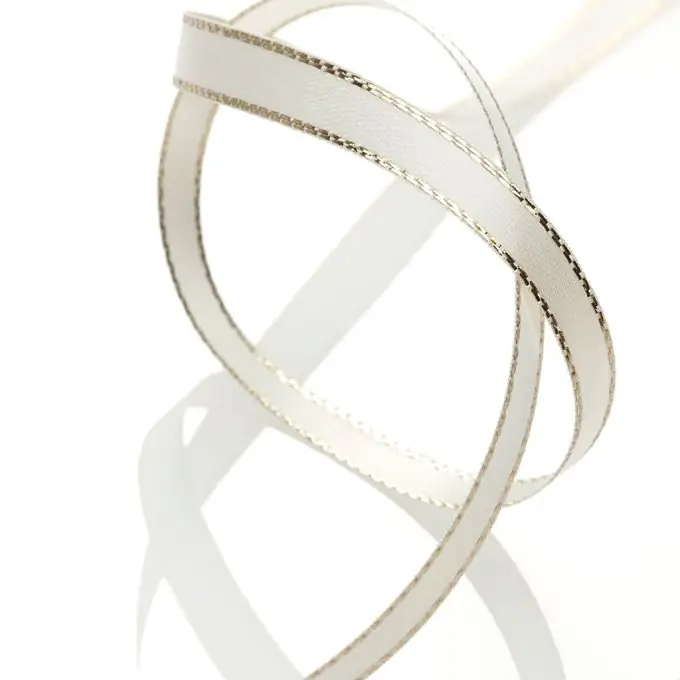 Letzte Chance Satinband 7mm Cremefarben – Breite 7mm