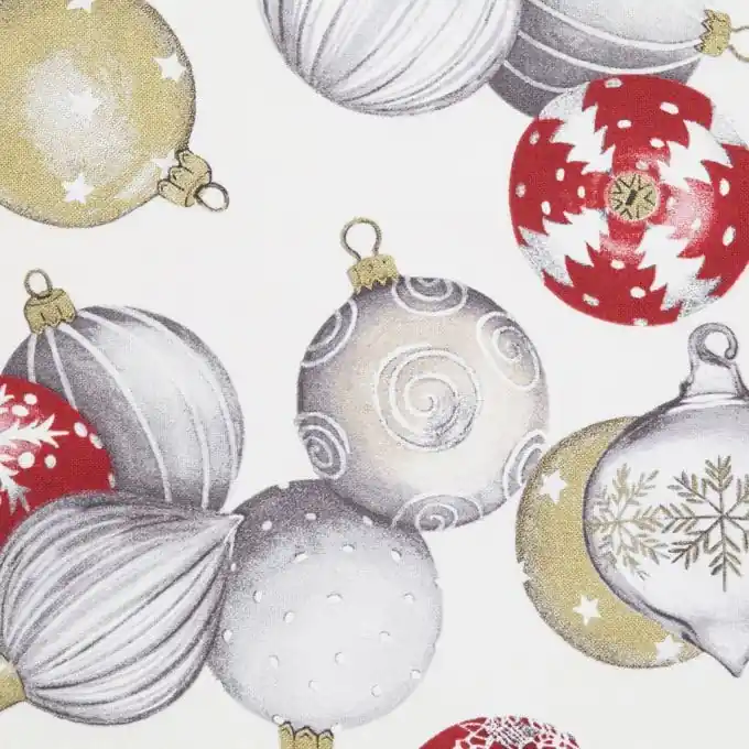 Sichere Zahlung Christmas Rot Cretonne Stoff 160cm Breit