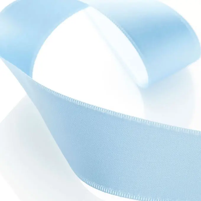 Kostenfreie Lieferung Satinband 25mm Hellblau