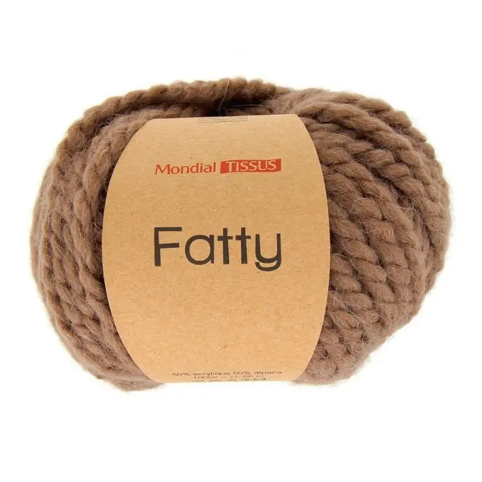 Sale Strickgarn Fatty 56m Länge – Braun