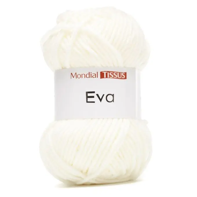 Top-Qualität Strickgarn Eva ecru