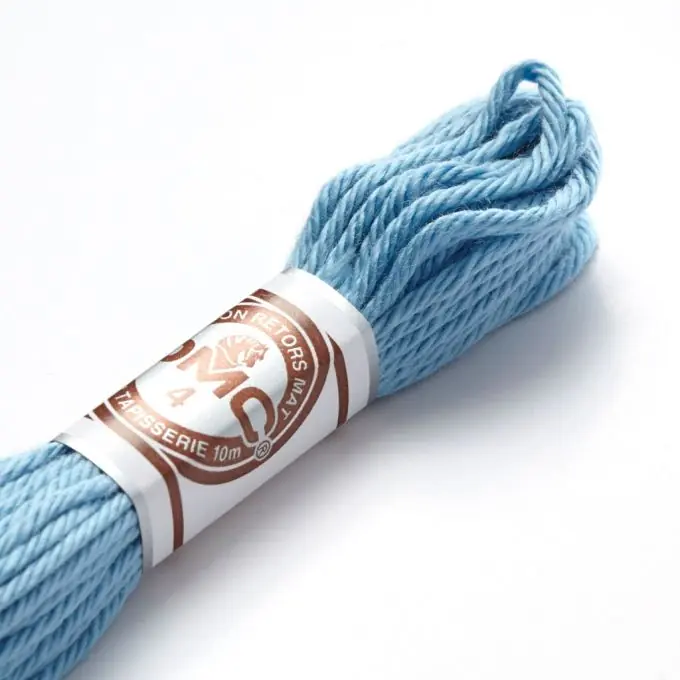 Zwirnsfaden für Stickerei, mattes Blau – COL 2827 Ab Werk