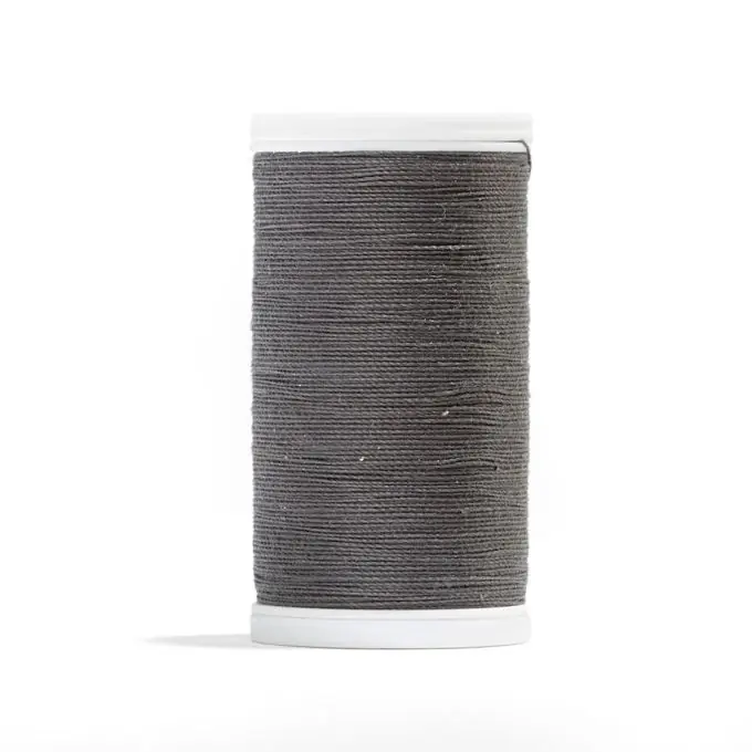 Baumwollgarnspule Mondial Tissus, grauschwarz, 100 Meter Mengenrabatt