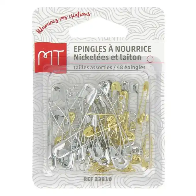 Exklusiv Stecknadeln vernickelt und Messing