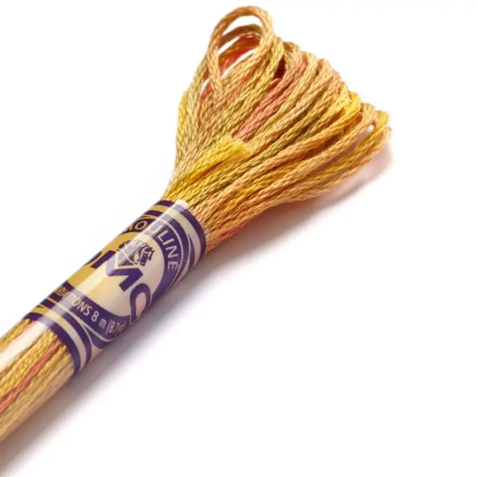 Jetzt Zugreifen Mouliné-Faden Variation für Stickerei – gelb