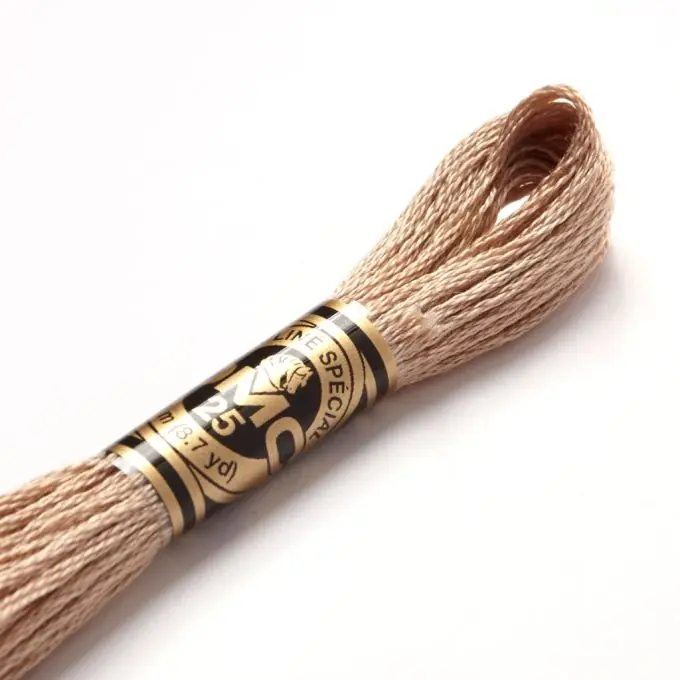 Preiswert Mouliné-Faden für Stickerei – Brauntöne – COL 3864