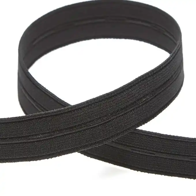 Hochwertig Gummiband mit Knopflöchern 20 mm