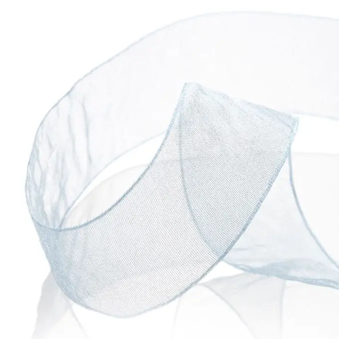 Im Trend Organdy-Band – Hellblau