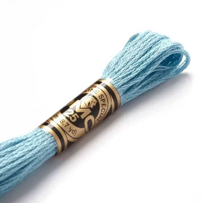 Hochwertig Mouliné-Faden für Stickerei – Blautöne – COL 3766