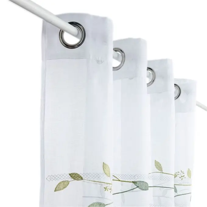 Bestickter Vorhang Branchages 140×240 cm Solange Der Vorrat Reicht