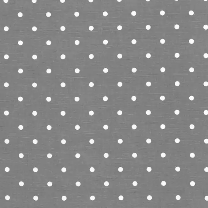 Sofort Bestellen Leinentuch Lucette 150cm Dunkelgrau mit weißen Punkten