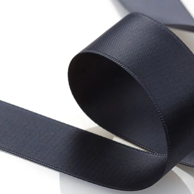 Doppelseitiges Satinband Marine 25mm Bestseller