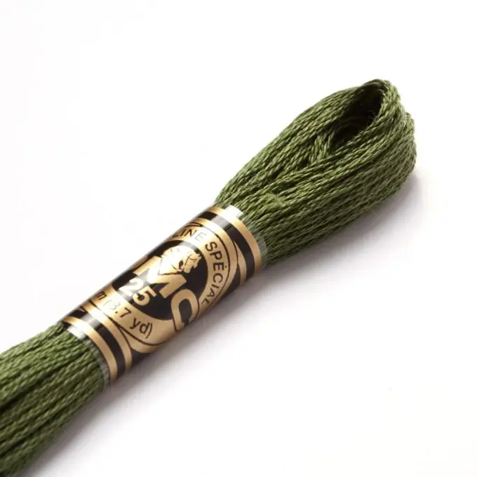 Günstig Mouliné-Faden für Stickerei – Grüntöne – COL 3362