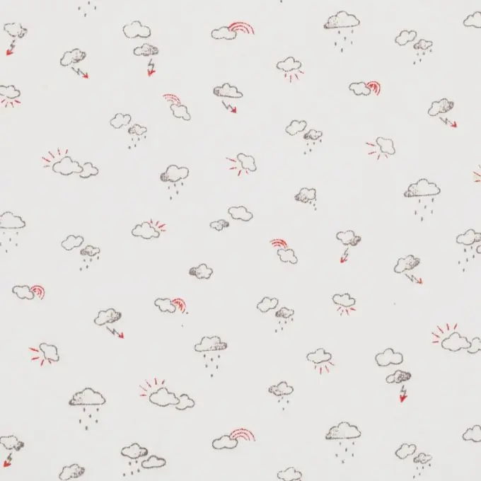 Markenware Rosagraue Wolken Strickstoff 145cm Breite