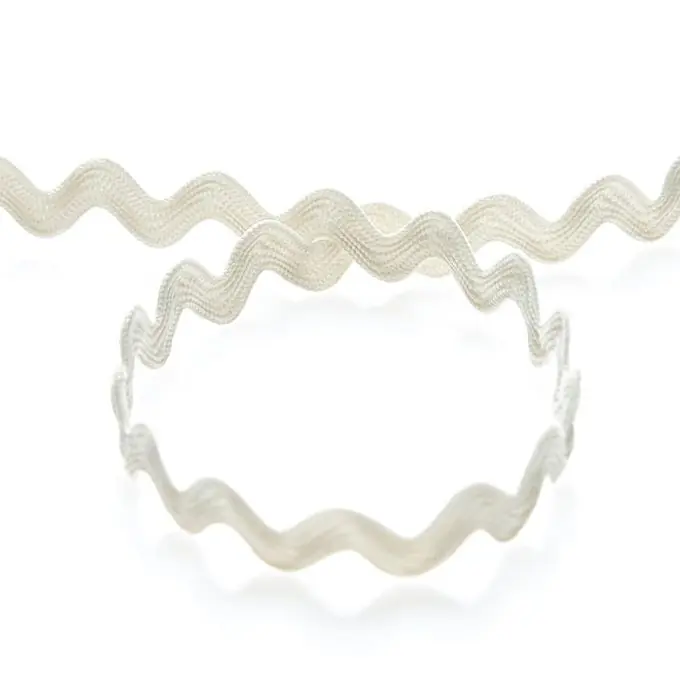 Zackenlitze, naturfarben, 12 mm Garantierte Lieferung