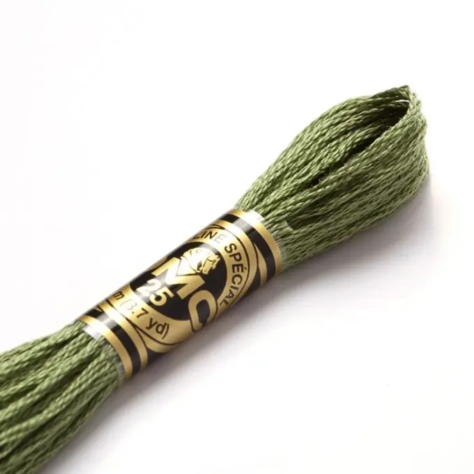 Mouliné-Faden für Stickerei – Grüntöne – COL 3363 Gratis Versand