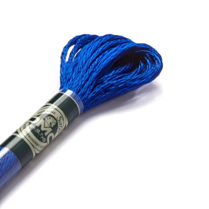 Meistverkauft Mouliné-Faden Satin, blau – COL S820