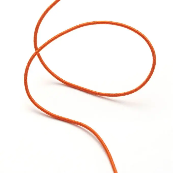 Elastische Kordel, 1,5 mm, orange Schnäppchen