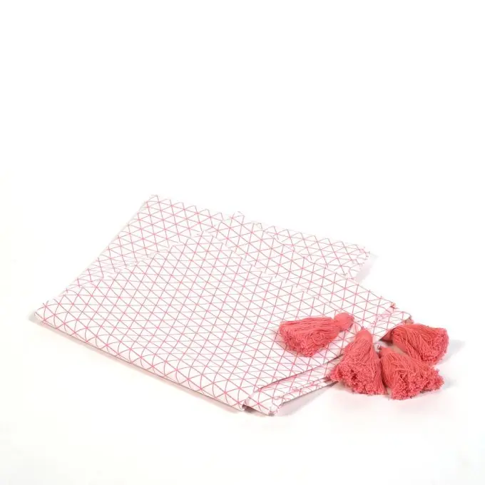 Stochkolm Tischläufer Korallenrot 50 x 200 cm Expressversand