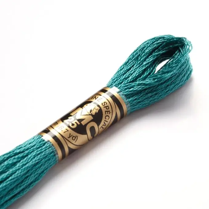 Mouliné-Faden für Stickerei – Grüntöne – COL 3848 Sonderaktion