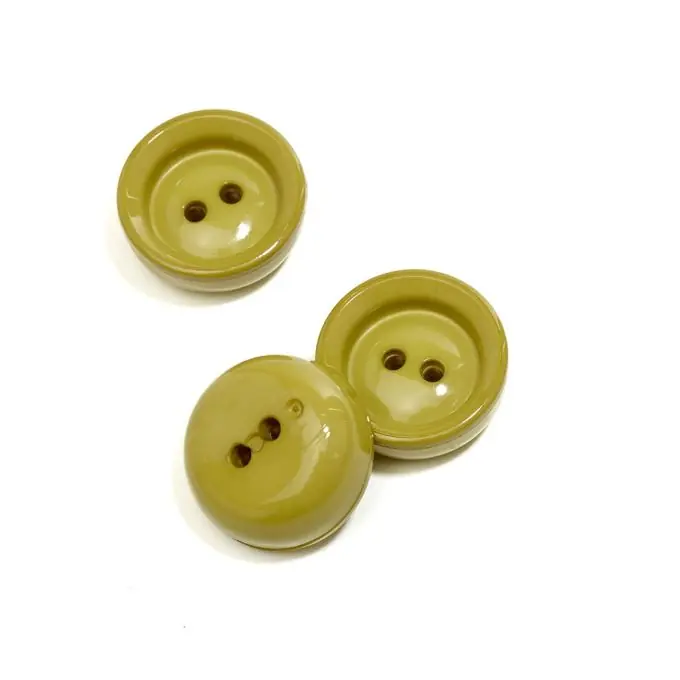 Hochwertig Knopf 2 Löcher grün