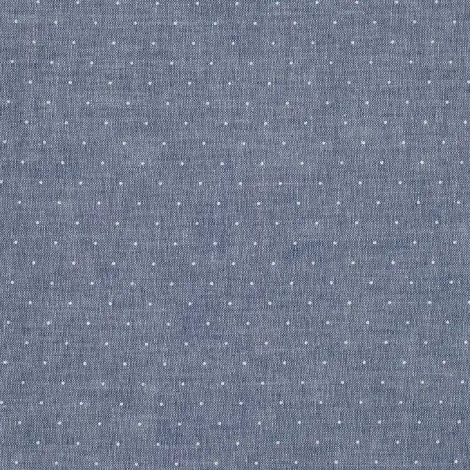 Top-Seller Punkte Chambray Baumwollstoff 112 cm Breite