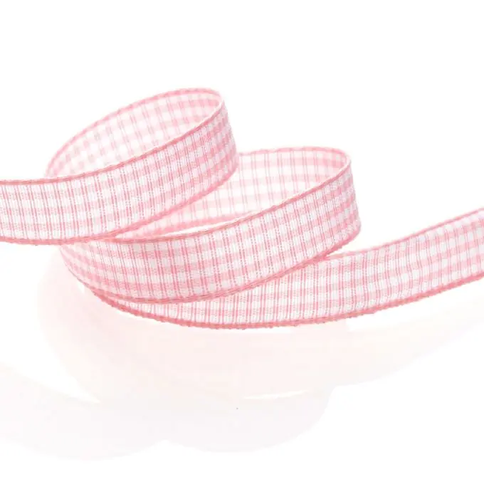 Neue Kollektion Vichy-Band 10 mm Rosa