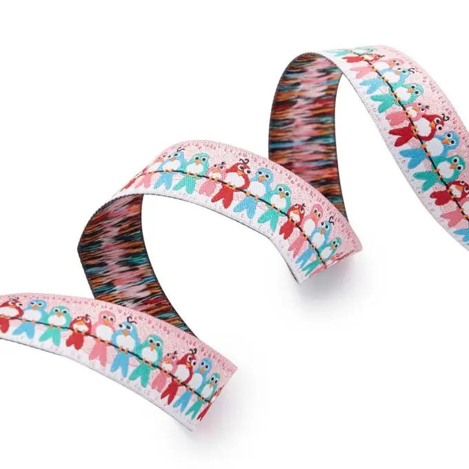 Neu Im Sortiment Borte rosa Vogel