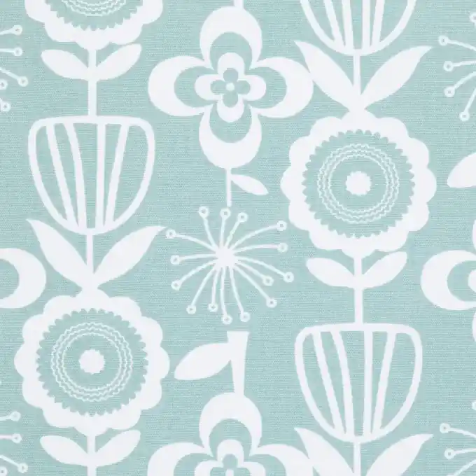 Baumwollstoff Dick Geometrische Blumen 140cm Breit Kracherpreis