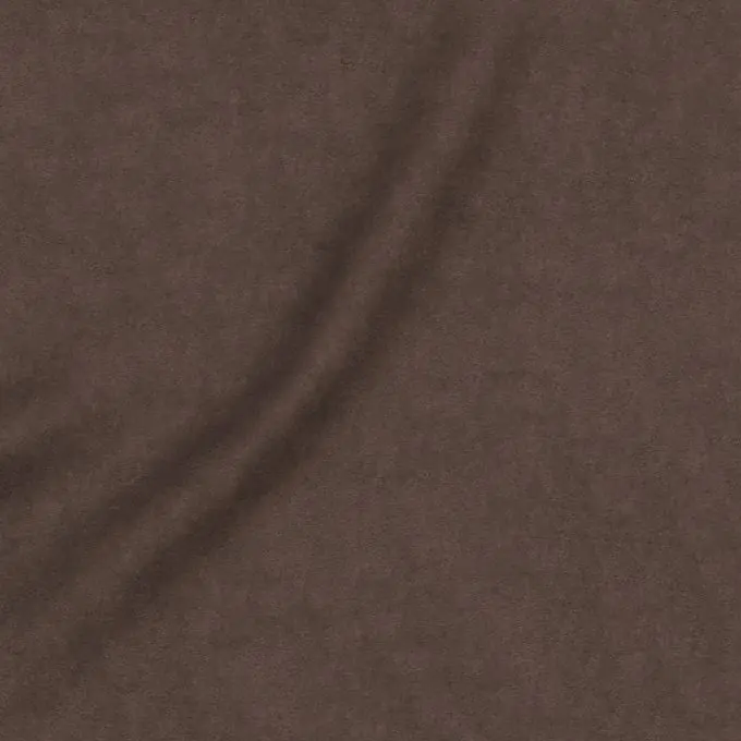 Uni Suedine Stoff Braun 150cm Breite Echt