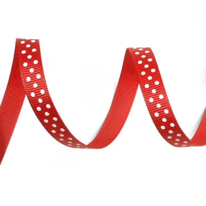 Solange Der Vorrat Reicht Band Punkte rot weiß