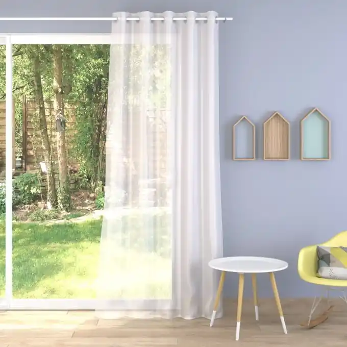 Beschwerte Gardinen Chic, naturfarben, extra breit Schneller Versand