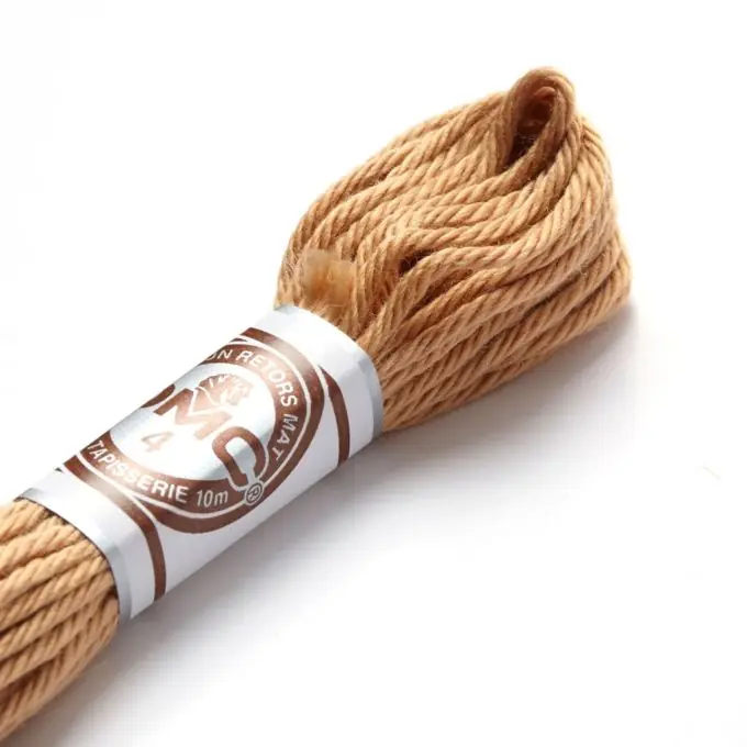 Neue Ware Zwirnsfaden für Stickerei, mattes Braun – COL 2164