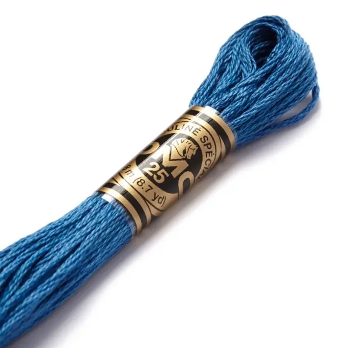 Sichere Zahlung Mouliné-Faden für Stickerei – Blautöne – COL 517
