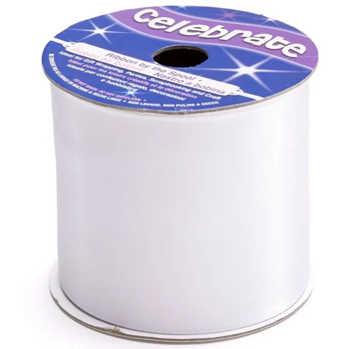 Satinbandspule, weiß, 50 mm Jetzt Bestellen