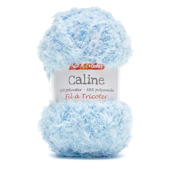 Gratis Versand Strickgarnknäuel Caline, blau