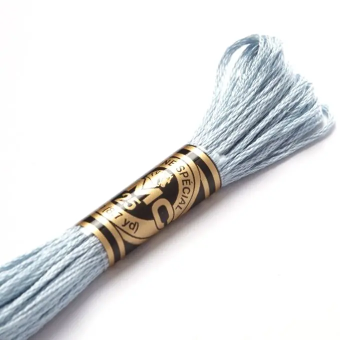 Hochwertig Mouliné-Faden für Stickerei – Blautöne – COL 3752
