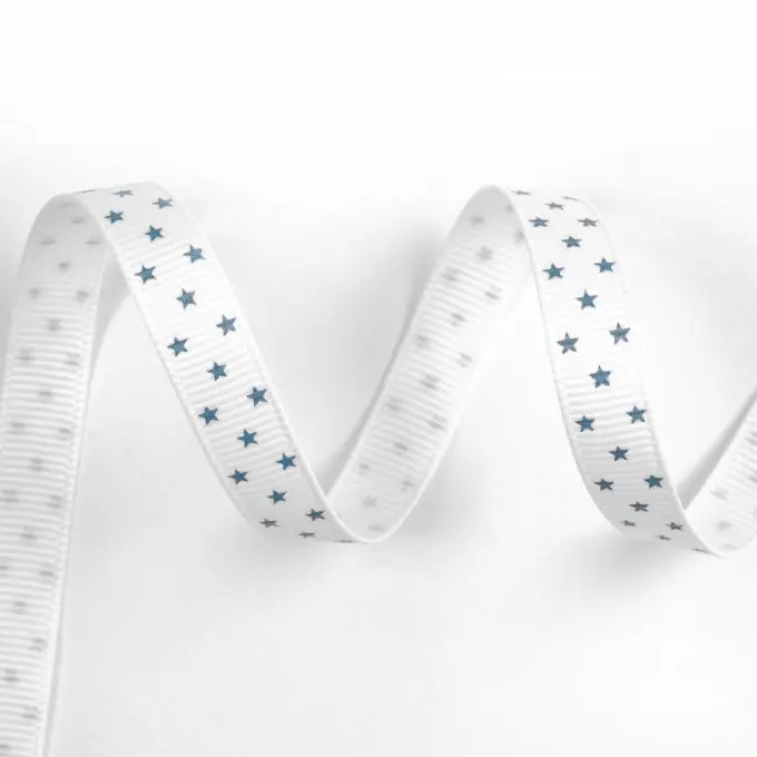Kostenfreie Lieferung Band Sterne blau weiß