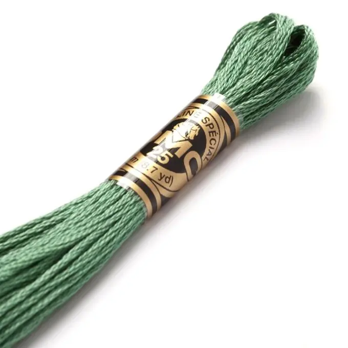 Zertifiziert Mouliné-Faden für Stickerei – Grüntöne – COL 562