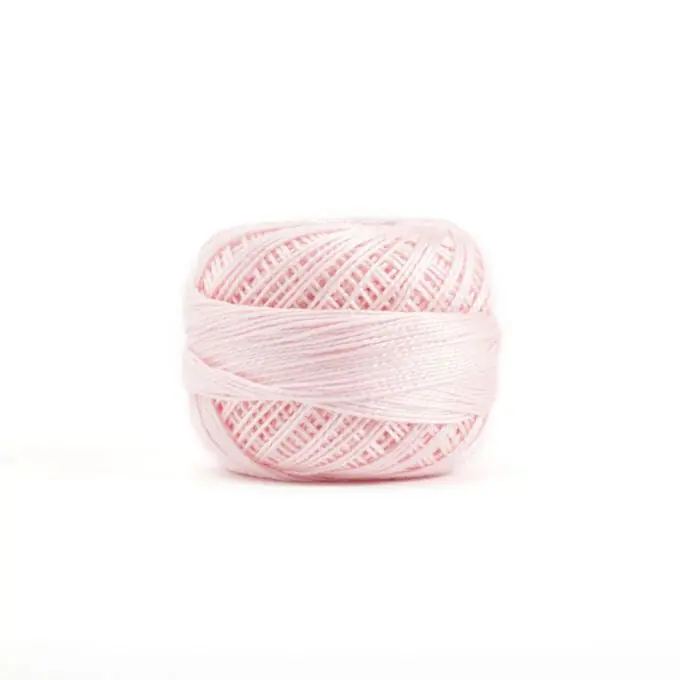 Perlgarnknäuel, 10 g, hellrosafarben Preiswert