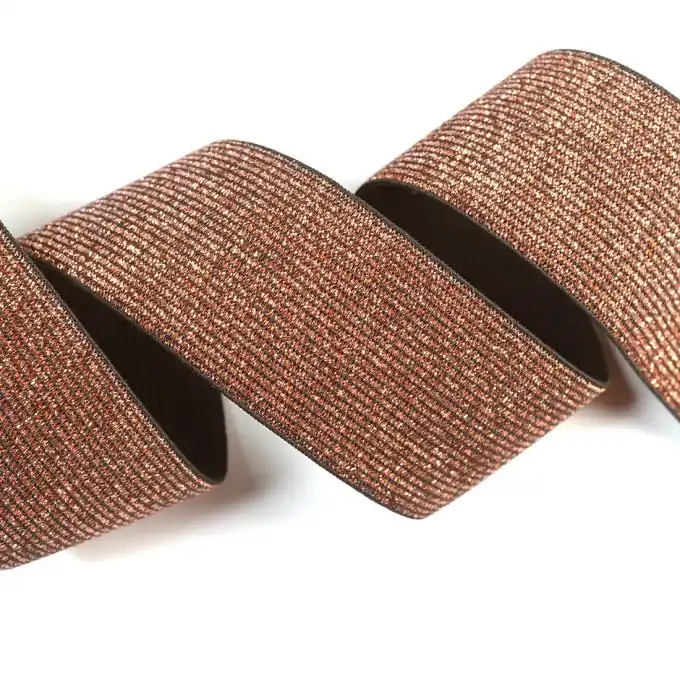 Strick-Gummiband 40 mm, kupferfarben Kostenloser Versand