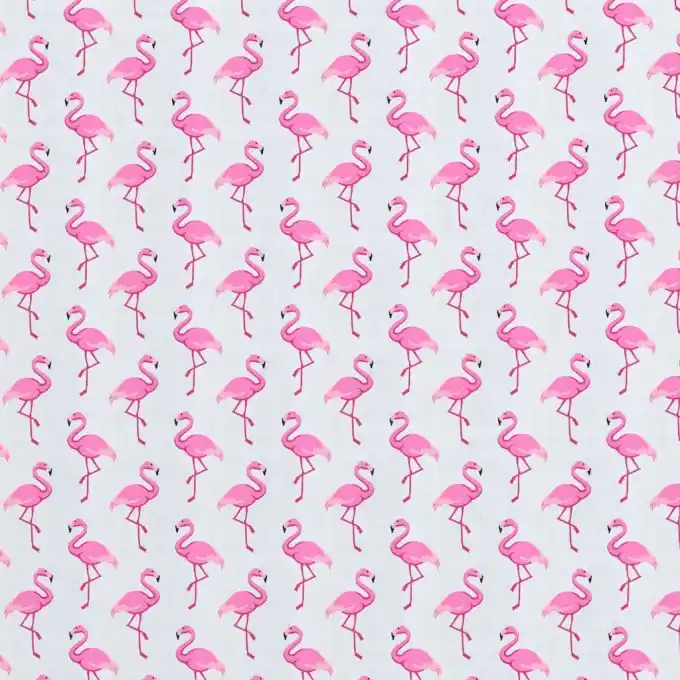 Flamingo-Möbelstoff 150cm Breite Rosa Aktuell