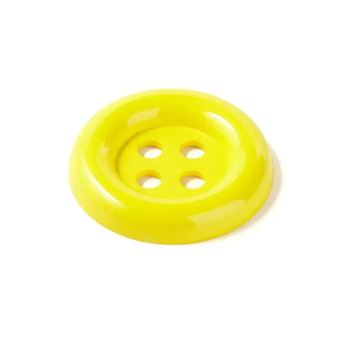 Clown-Button 38mm Gelb – Kostümzubehör Markenprodukt