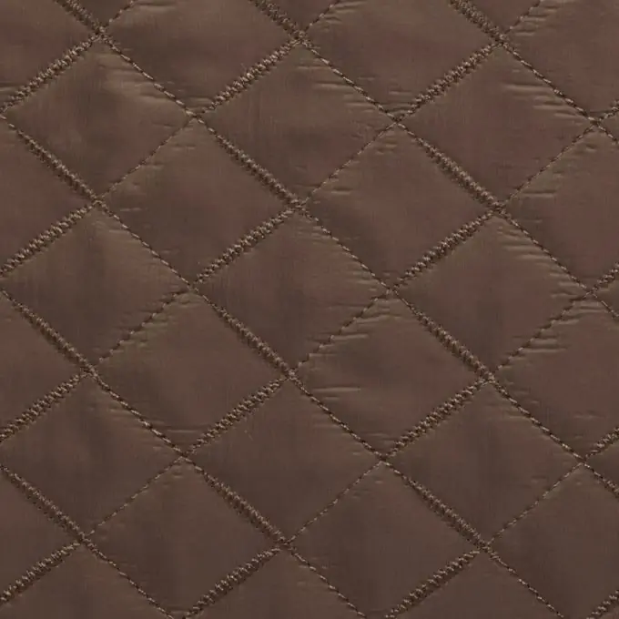 Leichter Steppstoff Unifarben Braun 143cm Breite Neu