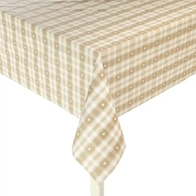 Mengenrabatt Kariertes Wachstuchtuch Cervin, 160 cm Breite