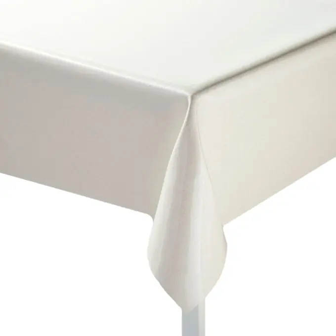 Top-Angebot Glitzernde Tischdecke Weiß 140cm Breit