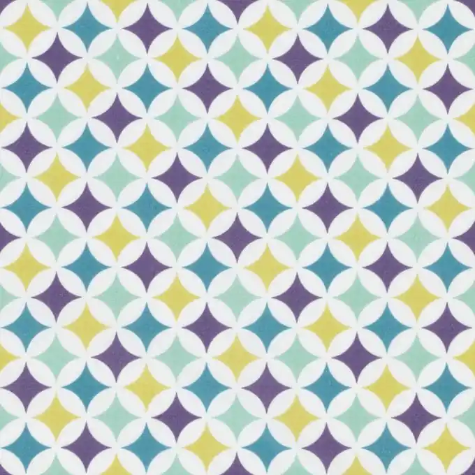 Echt Baumwollstoff Diamanten 160cm Breite