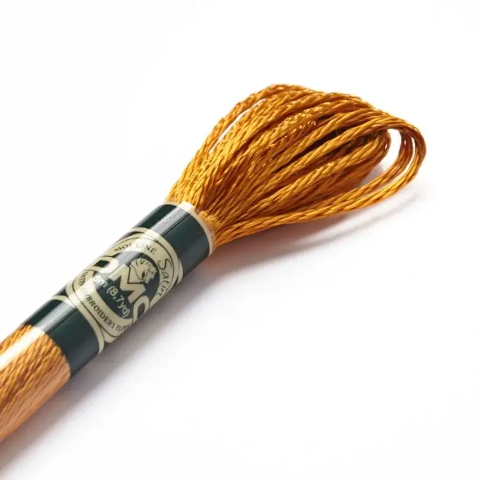 Zertifiziert Mouliné-Faden Variation für Stickerei – satin braun