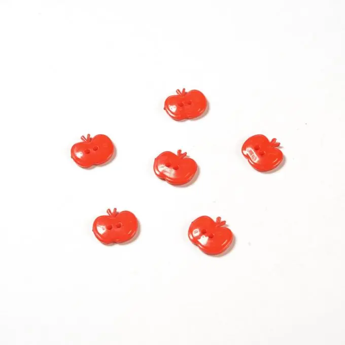 Knöpfe Apfel rot Sale