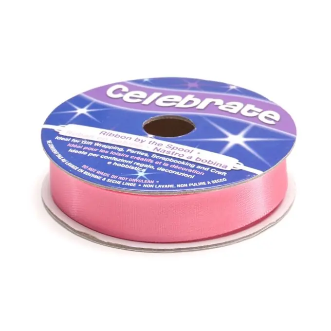 Satinbandspule, rosafarben, 13 mm Top-Seller